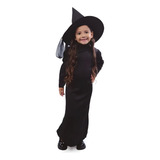 Vestido Bruxa Gótica Halloween Fantasia Infantil