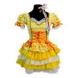 Vestido Caipira Junina Luxo