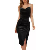 Vestido Cami De Veludo