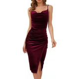 Vestido Cami De Veludo
