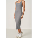 Vestido Canelado Midi 445700790