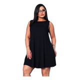Vestido Canelado Moda Feminina Soltinho Rodado Alça Grossa