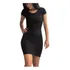 Vestido Canelado Ombro A Ombro Feminino Adulto Tamanho Médio