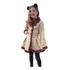 Vestido Casaco Sobretudo Meninas Infantil Frio Inverno Moda