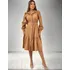 Vestido Chamise Louren Em Couro (pu) Com Cinto