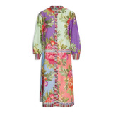 Vestido Chemise Estampado Bouquet