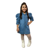 Vestido Chemise Jeans Infantil