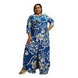 Vestido Chemise Longo Com