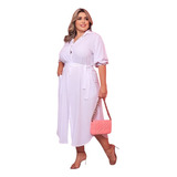 Vestido Chemise Longo Midi