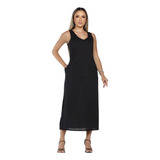 Vestido Chique Mid Linho