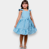 Vestido Ciganinha Infantil Menina Moda Blogueirinha