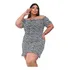Vestido Ciganinha Plus Size Midi Tubinho Moda Festa Elegante
