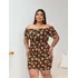 Vestido Ciganinha Plus Size Midi Tubinho Moda Festa Elegante