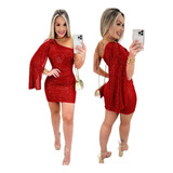Vestido Colado Lurex Decote