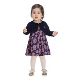 Vestido Com Bolero Corujinha
