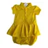 Vestido Com Calcinha Gola Polo Amarelo Ralph Lauren