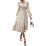 Vestido Com Temperamento Elegante