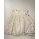Vestido Creme Menina Elegante