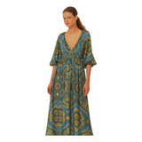 Vestido Cropped Estampado Capadocia