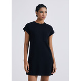 Vestido Curto Básico Em Malha Com Bolso Hering