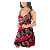 Vestido Curto Batik Alca