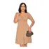 Vestido Curto C/ Bojo Babado Detalhe No Busto (visco) Cod 11