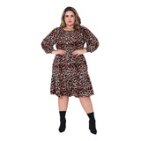 Vestido Curto Ciganinha Manga