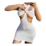 Vestido Curto Colado Sensual