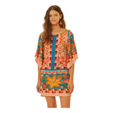 Vestido Curto Cor Da