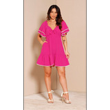 Vestido Curto Crepe Italiano
