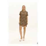 Vestido Curto Estampado Lp