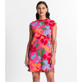 Vestido Curto Estampado Rovitex