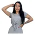 Vestido Curto Gestante   Amamentação
