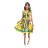 Vestido Curto Indiano De