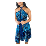 Vestido Curto Indiano Viscose
