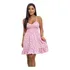 Vestido Curto Lastex Alcinha Regulável Moda Verão Soltinho
