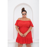 Vestido Curto Plus Size