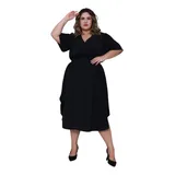 Vestido Curto Plus Size