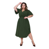 Vestido Curto Plus Size