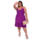 Vestido Curto Plus Size