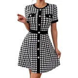 Vestido Curto Preto Social