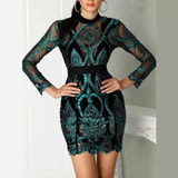 Vestido Curto Sexy Feminino