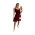Vestido Curto Simples Verão Soltinho Com Alça De Bojo