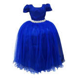 Vestido Daminha Infantil Longo