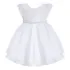 Vestido De Bebe Menina Branco Luxo  Batizado Comunhão 1 Ao 3