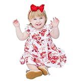 Vestido De Bebê Menina Luxo Manga Curta Com Tiara 100 Algodão Mundo Nina Raissa Tamanhos P 2 4 Meses 