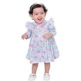 Vestido De Bebê Menina Manga Longa