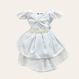 Vestido De Bebe Princesa Menina Festa Infantil Luxo Rodado