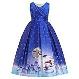 Vestido De Concurso De Natal Para Meninas E Crianças Fantasia Infantil Vestido Bordado Para Festa De Natal Batizado Batizado Para Festa De Natal Azul 10 11 Anos