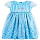 Vestido De Fantasia De Princesa Frozen Elsa Da Disney Tamanhos Infantis 4 10 Azul 6